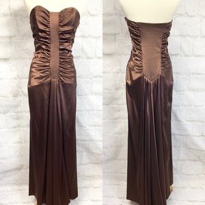 Jessica McClintock Formal gown bronze